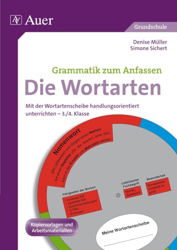 Die Wortarten: Mit der Wortartenscheibe handlungsorientiert unterrichten - 3./4. Klasse (Grammatik zum Anfassen Grundschule)