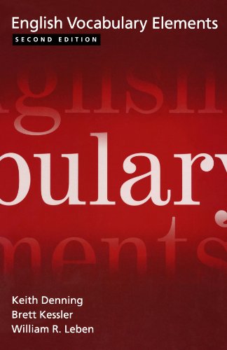 English Vocabulary Elements von Oxford University Press