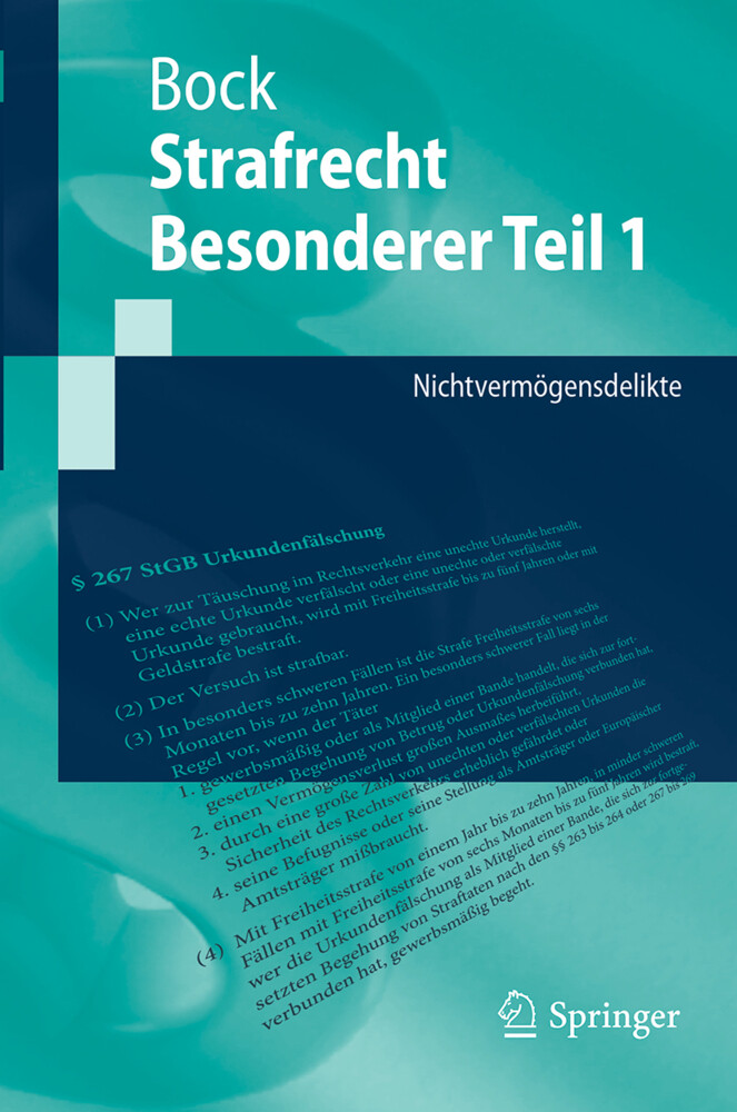 Strafrecht Besonderer Teil 1 von Springer Berlin Heidelberg