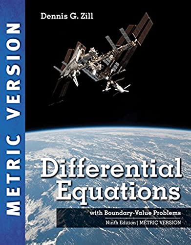 Differential Equations with Boundary-Value Problems, International Metric Edition von Brooks Cole