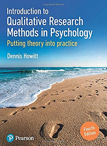 Introduction to Qualitative Research Methods in Psychology: Putting Theory Into Practice von Pearson