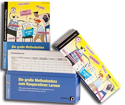 Die große Methodenbox zum Kooperativen Lernen: 100 praxiserprobte Methoden auf Karteikarten mit Begleitheft und Zusatzmaterial auf CD (5. bis 10. Klasse) (Bergedorfer Grundsteine Schulalltag - SEK)
