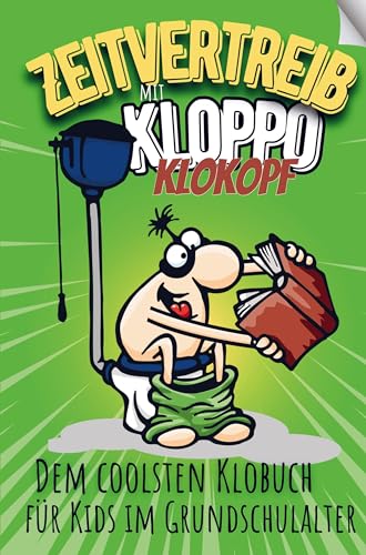 "Zeitvertreib" mit Kloppo Klokopf, dem coolsten Klobuch für Kids im Grundschulalter: Ein lustiges Buch für kleine Leute, mit jeder Menge Kicherstoff, ... stille Örtchen. Perfektes Geschenk für Kids.