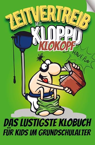 "Zeitvertreib" mit Kloppo Klokopf, dem coolsten Klobuch für Kids im Grundschulalter: Ein lustiges Buch für kleine Leute, mit jeder Menge Kicherstoff, ... stille Örtchen. Perfektes Geschenk für Kids.