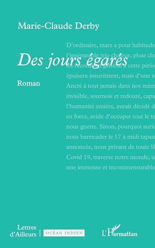 Des jours égarés von Editions L'Harmattan