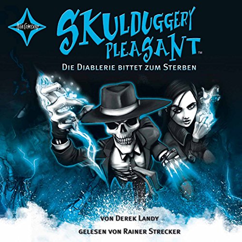 Skulduggery Pleasant - Folge 3: Die Diablerie bittet zum Sterben. Gelesen von Rainer Strecker, 6 CDs, Cap-Box, ca. 7 Std. 20 Min. Skulduggery Pleasant - Folge 3: Die Diablerie bittet zum Sterben. Gelesen von Rainer Strecker, 6 CDs, Cap-Box, ca. 7 Std. 20 Min.