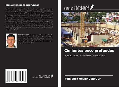 Cimientos poco profundos: Aspectos geotécnicos y de cálculo estructural von Ediciones Nuestro Conocimiento
