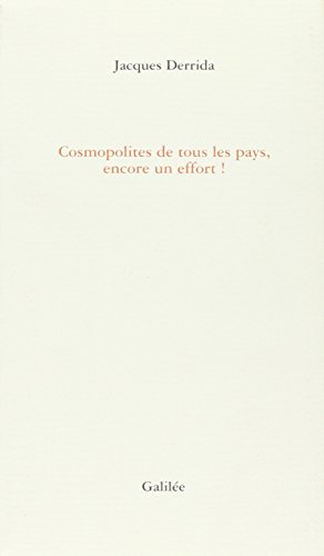 Cosmopolites de tous les pays encore un effort (0000) von GALILEE