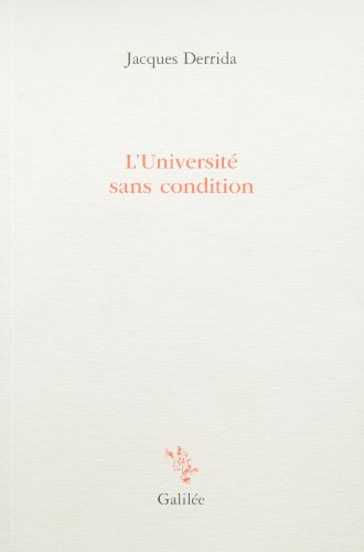 L'universite sans condition L'universite sans condition