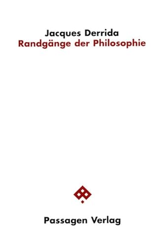 Randgänge der Philosophie (Passagen Philosophie) von Passagen Verlag Ges.M.B.H