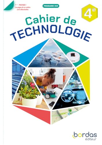 Technologie 4e - 2025 - Cahier - élève Technologie 4e - 2025 - Cahier - élève von BORDAS
