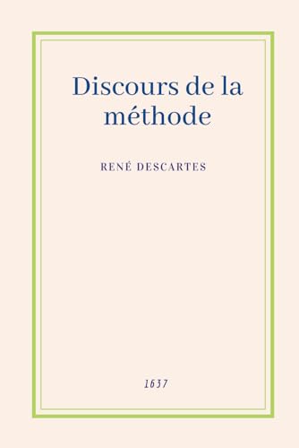 Discours de la méthode von TAZIRI