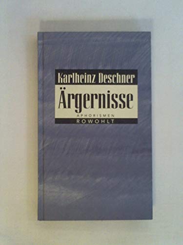 Ärgernisse: Aphorismen