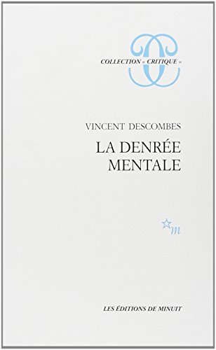 La denrée mentale von MINUIT