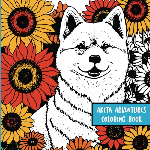 Akita Adventures: Coloring Book von Independently published