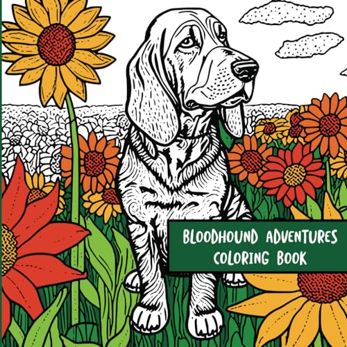 Bloodhound Adventures: Coloring Book von Independently published