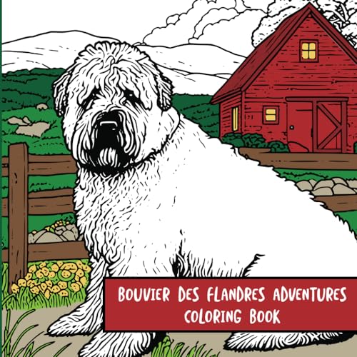 Bouvier des Flandres Adventures: Coloring Book