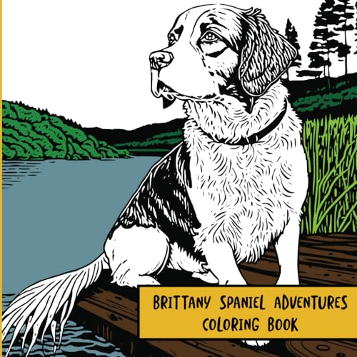 Brittany Spaniel Adventures: Coloring Book von Independently published