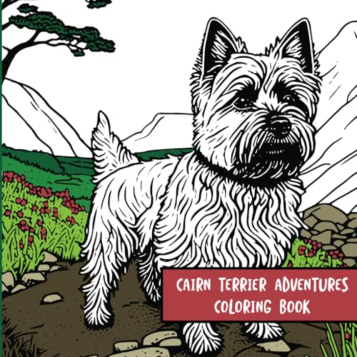 Cairn Terrier Adventures: Coloring Book