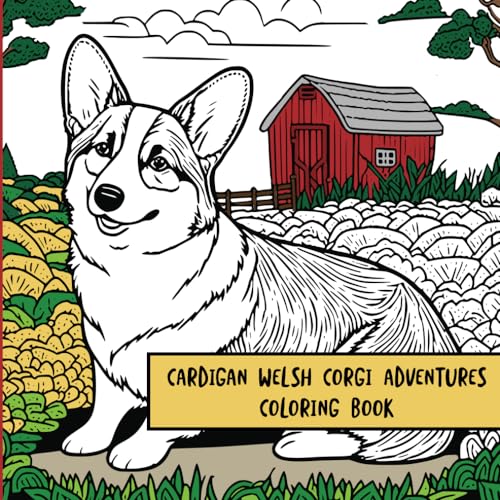 Cardigan Welsh Corgi Adventures: Coloring Book