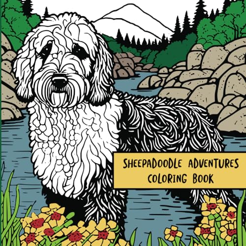 Sheepadoodle Adventures: Coloring Book von Independently published