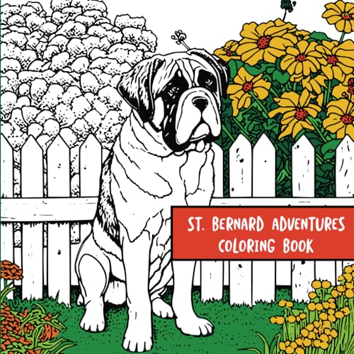 St. Bernard Adventures: Coloring Book von Independently published