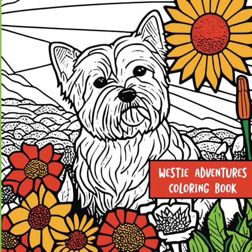 Westie Adventures: Coloring Book