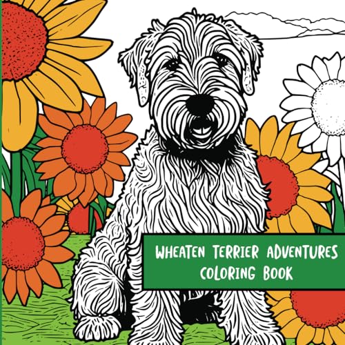 Wheaten Terrier Adventures: Coloring Book