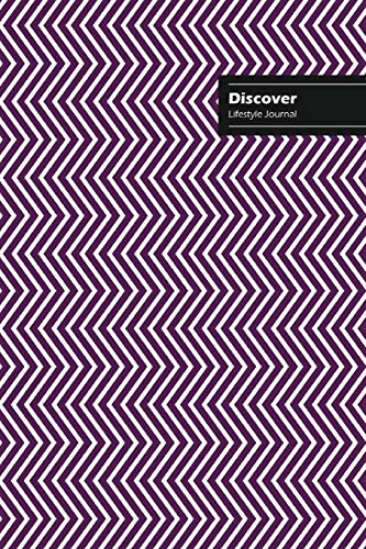 Discover Lifestyle Journal, Creative Write-in Notebook, Dotted Lines, Wide Ruled, Medium Size (A5) 6 x 9 Inch (Purple)