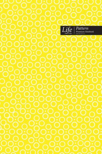 Ringed Dots Pattern Composition Notebook, Dotted Lines, Wide Ruled Medium Size 6 x 9 Inch (A5), 144 Sheets Yellow Cover von Blurb