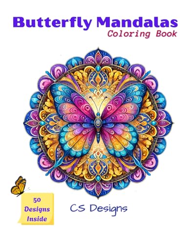 Butterfly Mandala Magic: A Stunning Coloring Book for Relaxation & Creativity von Independently published
