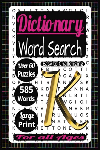 Dictionary Word Search K von Independently published