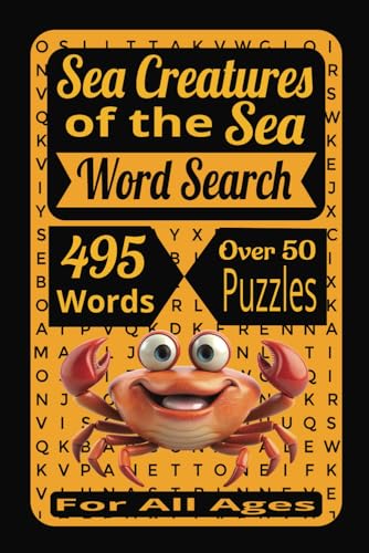 Sea Creatures of the Sea Word Search von Independently published