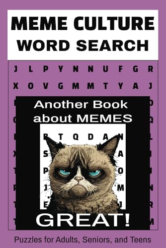 MEME Culture Word Search Puzzle Book: Word Searches with Easy to Read Print about MEME Culture, Viral Trends, Internet Trends and More | 6x9 inches, ... Gifts for Vacations, Holidays, and Free Time von Independently published