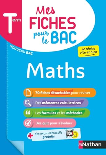 Mes Fiches pour le BAC Mathématiques Term von NATHAN