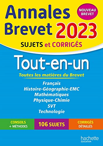 Annales BREVET 2023 Tout-en-un: Sujets et corrigés von HACHETTE EDUC