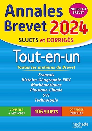 Annales BREVET 2024 Tout-en-un: Sujets et corrigés von HACHETTE EDUC
