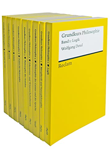 Grundkurs Philosophie: Neun Bände eingeschweißt (Reclams Universal-Bibliothek) von Reclam, Philipp, jun. GmbH, Verlag