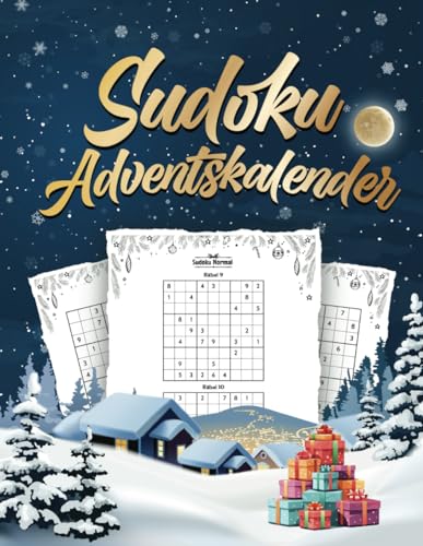 Sudoku Adventskalender 2023: Über 240 Sudokus (Leicht bis Schwer)