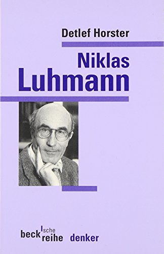 Niklas Luhmann (Beck'sche Reihe)