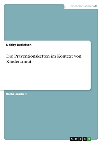 Die Präventionsketten im Kontext von Kinderarmut