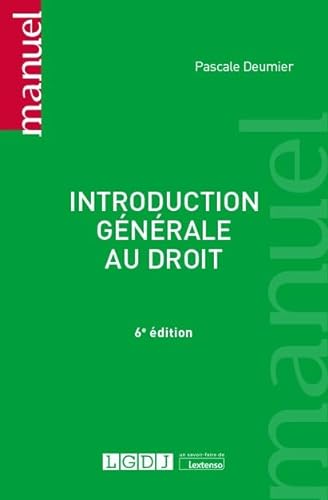 Introduction générale au droit (2021) von LGDJ