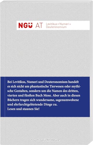 NGÜ AT: Levitikus + Numeri + Deuteronomium: Neue Genfer Übersetzung