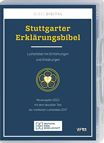 Stuttgarter Erklärungsbibel SEB 2023. CDROM: Lutherbibel mit Einführungen und Erklärungen (BIBELDIGITAL) von Deutsche Bibelgesellschaft