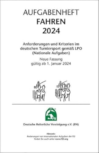 Aufgabenheft – Fahren 2024: Inhalt (ohne Ordner) von FN-Verlag, Warendorf