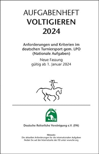 Aufgabenheft – Voltigieren 2024: Inhalt (ohne Ordner) von FN Verlag