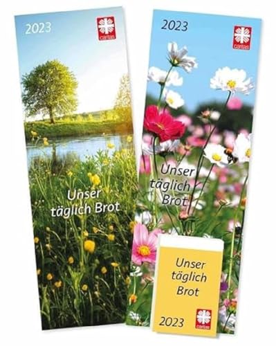 Unser täglich Brot 2023: Der Caritas-Tagesabreißkalender mit zwei Motiven auf beidseitig bedruckter Rückwand