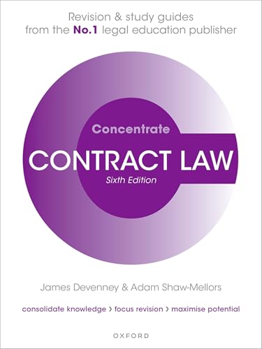 Contract Law Concentrate: Law Revision and Study Guide von Oxford University Press