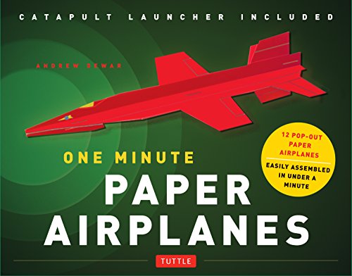 One Minute Paper Airplanes (Kit): 12 Pop-Out Planes Easily Assembled in Under a Minute