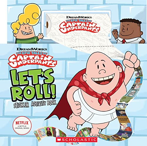 Let's Roll! Sticker Activity Book (Captain Underpants)
